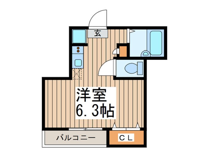 フェリーチェ川口元郷Ａ棟の物件間取画像