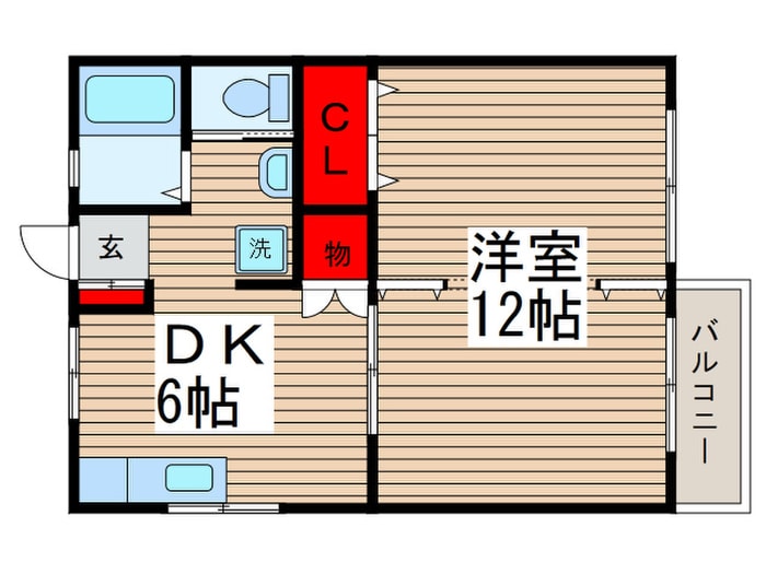 コーポそうだいの物件間取画像