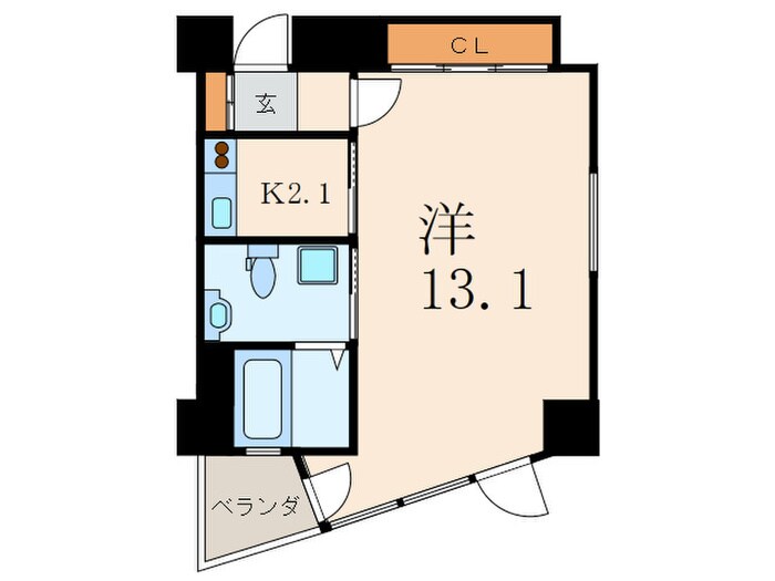 エルスタンザ代官山の物件間取画像