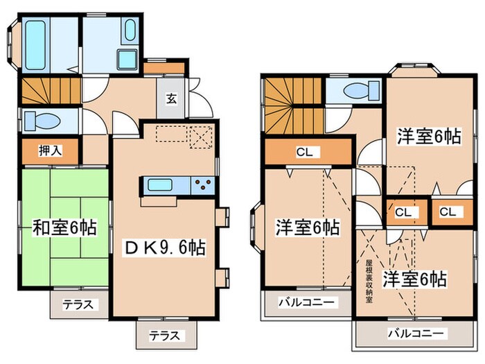 旭町3丁目戸建の物件間取画像