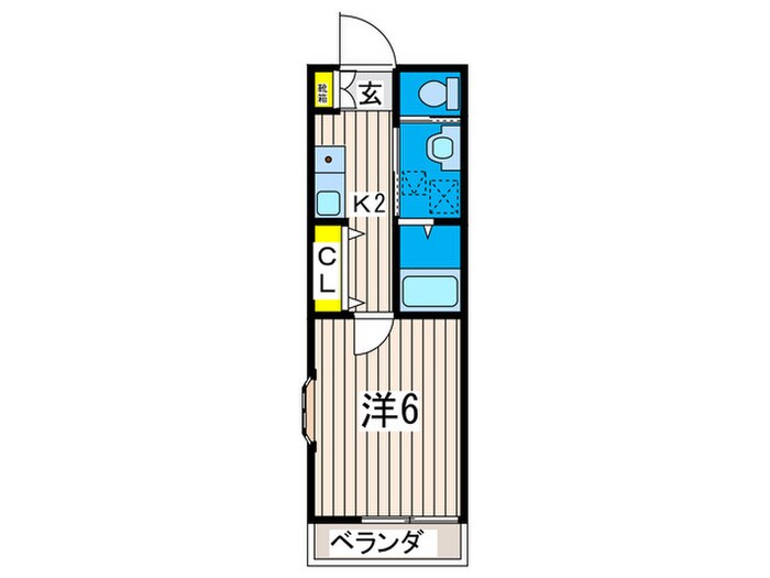 ヒルズ久里浜の物件間取画像