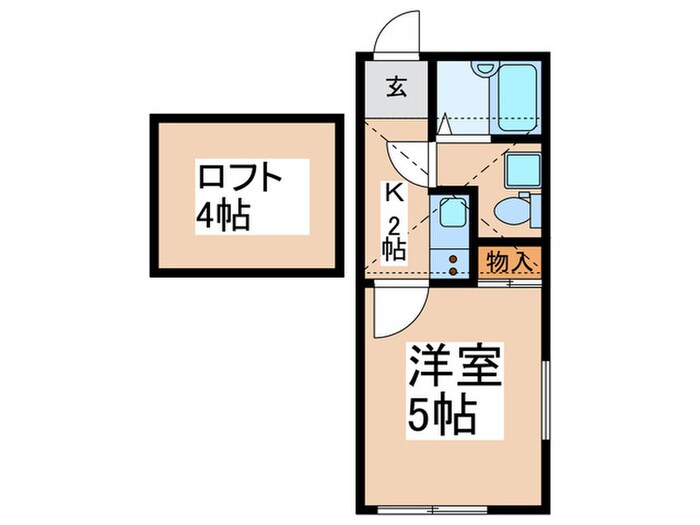 アザーレ・パッシオ長津田の物件間取画像