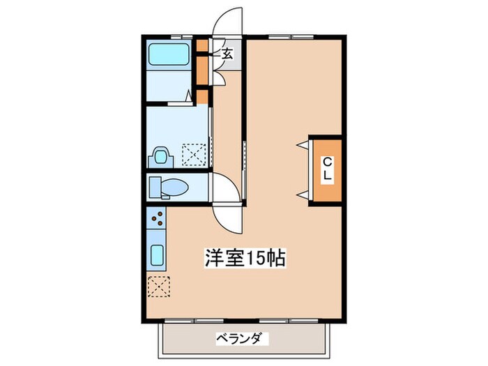 サンホワイトB106の物件間取画像