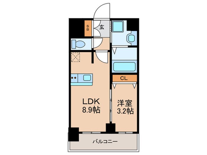 ﾌﾟﾚｻﾝｽTHEKYOTO粋都(107)の物件間取画像