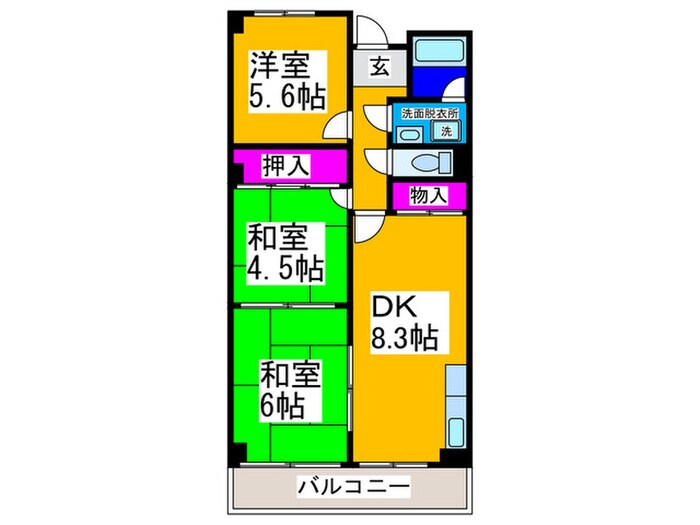 エムテック藤井寺の物件間取画像