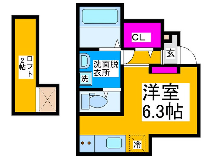 あんしん+日置荘西町08-2012の物件間取画像