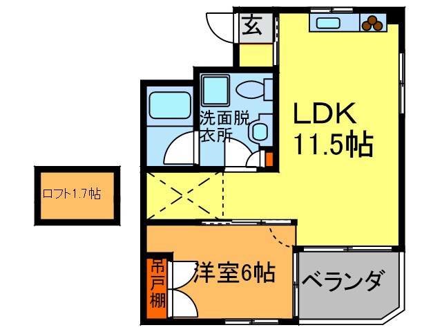 セネシオの物件間取画像