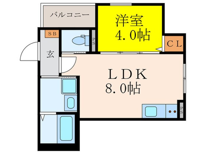 センチュリー江坂の物件間取画像