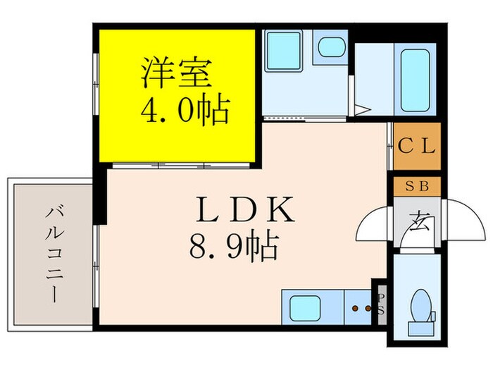 センチュリー江坂の物件間取画像