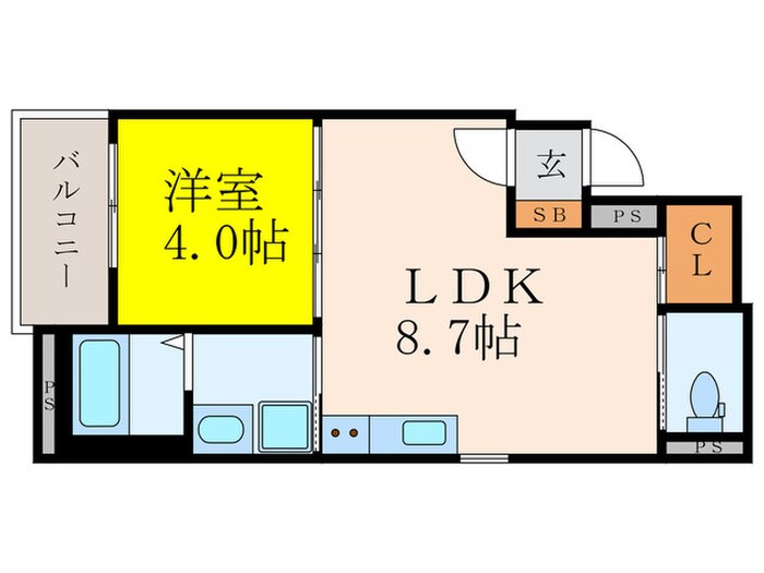 センチュリー江坂の物件間取画像