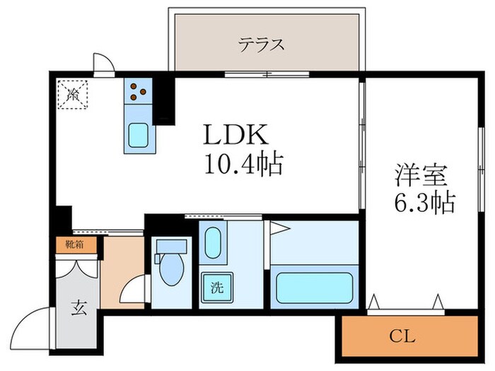 Villa riviereの物件間取画像