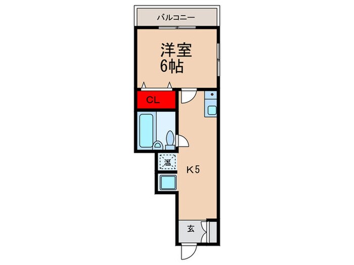 Clair 小戸の物件間取画像