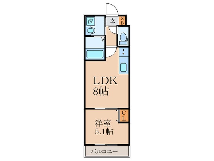 CULTI京都六地蔵の物件間取画像