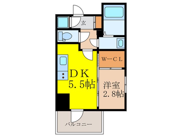 ｾﾚﾆﾃ新大阪ｸﾞﾗﾝﾃﾞ ｼｭｯﾄﾞの物件間取画像