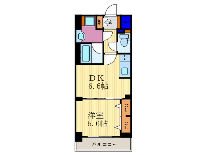ベラジオ雅び京都西院（603）の物件間取画像