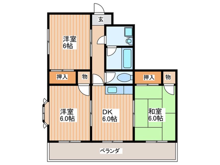 第２山本マンションの物件間取画像