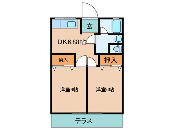 物件間取画像