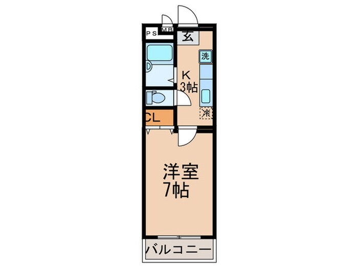 ハイツ清水の物件間取画像