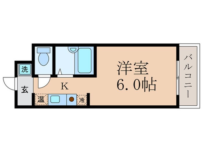 パルティ－ル御陵の物件間取画像
