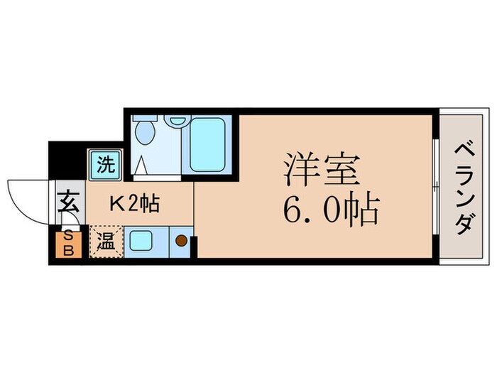 パルティ－ル御陵の物件間取画像