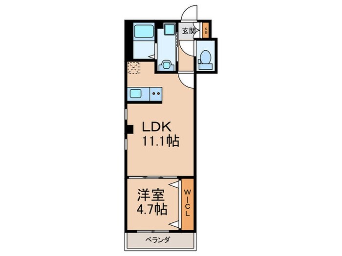 仮）北田辺4丁目アパートの物件間取画像