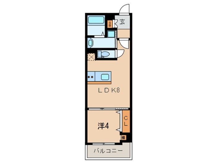 エカルラート青谷の物件間取画像