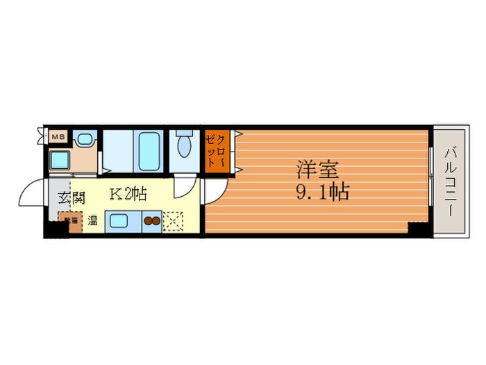 グランステージ京都四条の物件間取画像