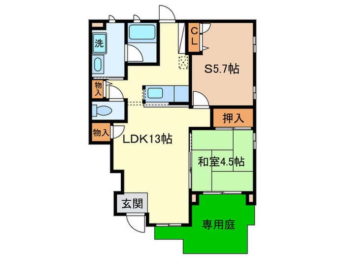 アンシャンテ・シェソワの物件間取画像