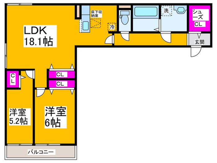 仮）メゾン・グランデの物件間取画像