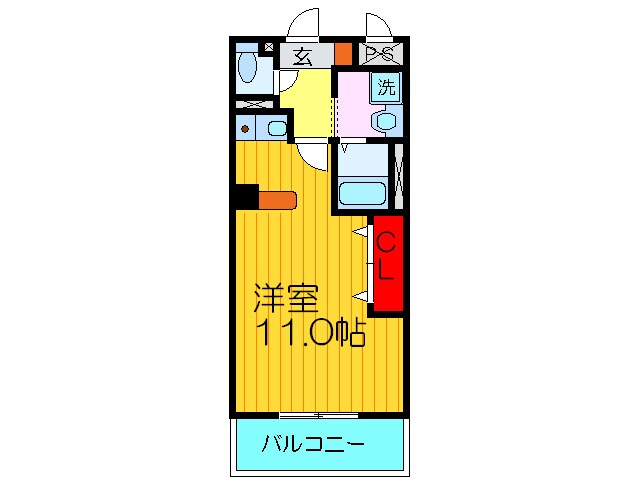 CASA REGGIA(ｶｰｻﾚｯｼﾞｱ）の物件間取画像