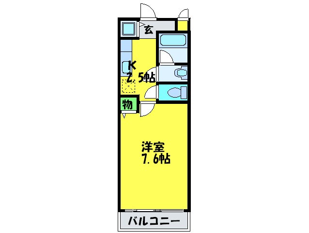 リヴェ－ル東野の物件間取画像