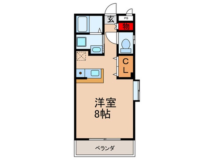 ミ　ピアーチェの物件間取画像