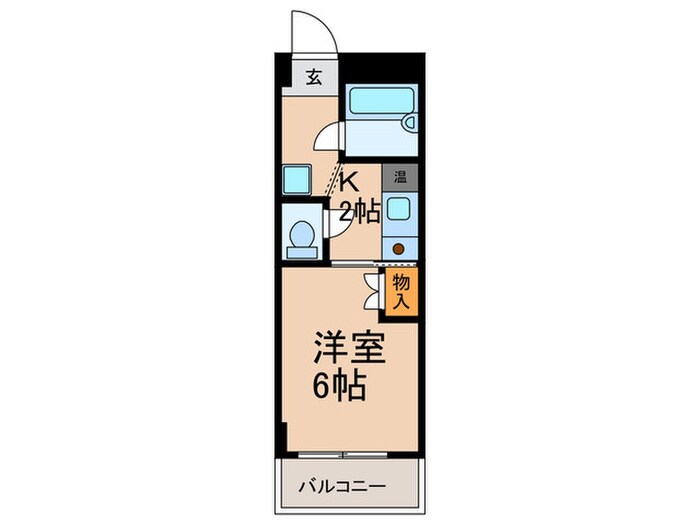 パンブロス６の物件間取画像