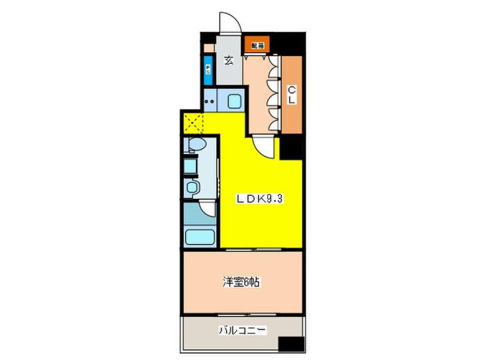 リーガル四ツ橋立売堀Ⅱの物件間取画像