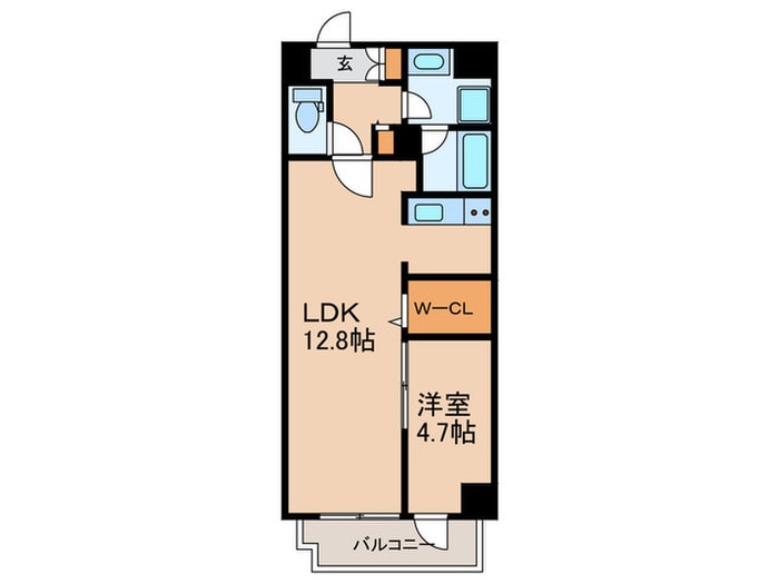 ｚｏｎｎａ磯上通の物件間取画像