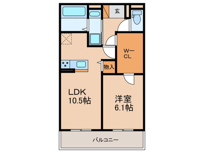 Ａｒｃｈｅｉｇｈｔの物件間取画像