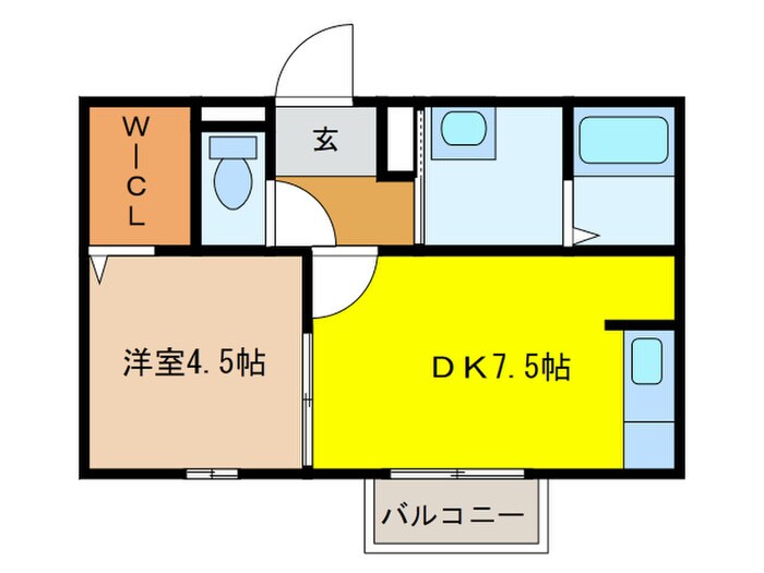 プランド－ルＤＡＩの物件間取画像