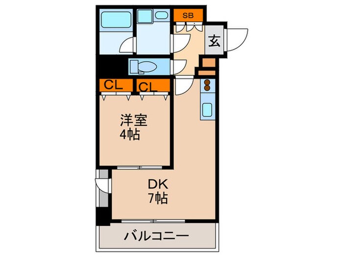 ＣＩＴＹ　ＳＰＩＲＥ十三東の物件間取画像