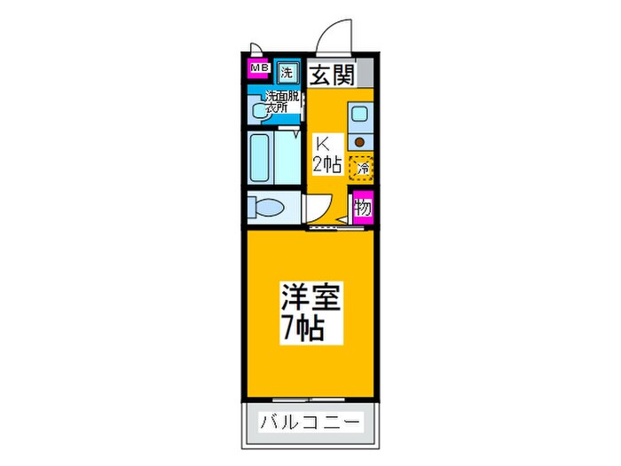 カ－ライル堺市駅前の物件間取画像