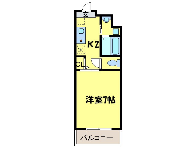 カ－ライル堺市駅前の物件間取画像