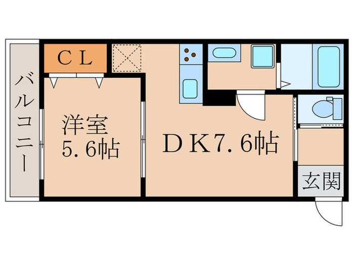 グリスブランシェの物件間取画像