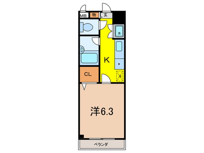 パストラル宝塚の物件間取画像