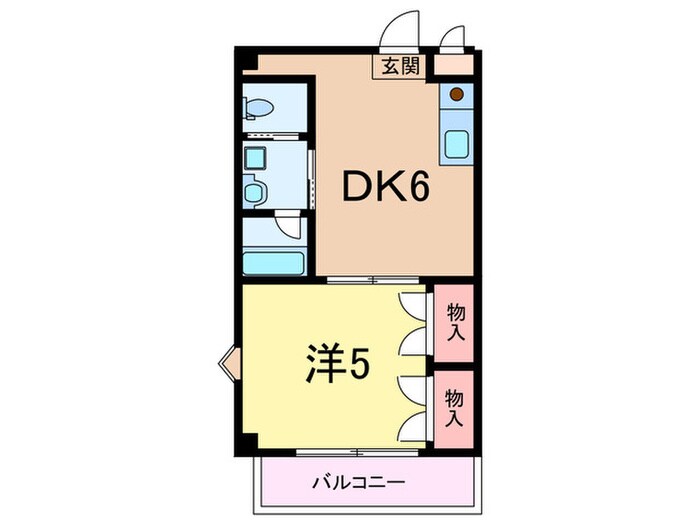 プチシャトレ森北の物件間取画像