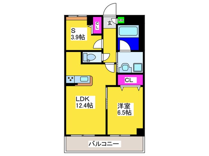 フォレスタ　カササギの物件間取画像