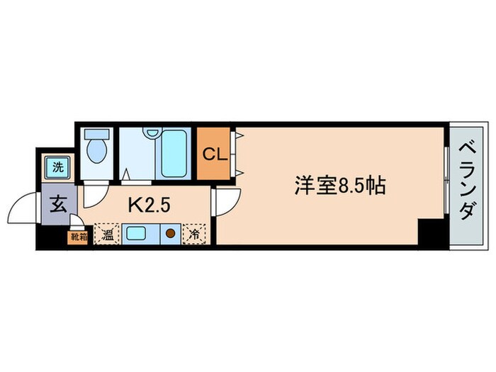 プリオ－ルＺＥＮ弐番館の物件間取画像