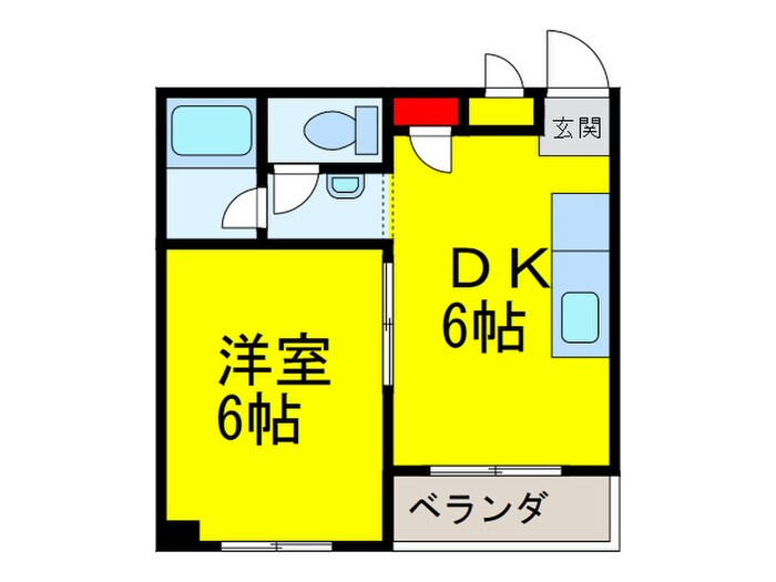 グランデ堺東の物件間取画像