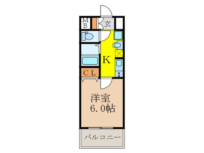 プレミアムステージ新大阪駅前Ⅱの物件間取画像