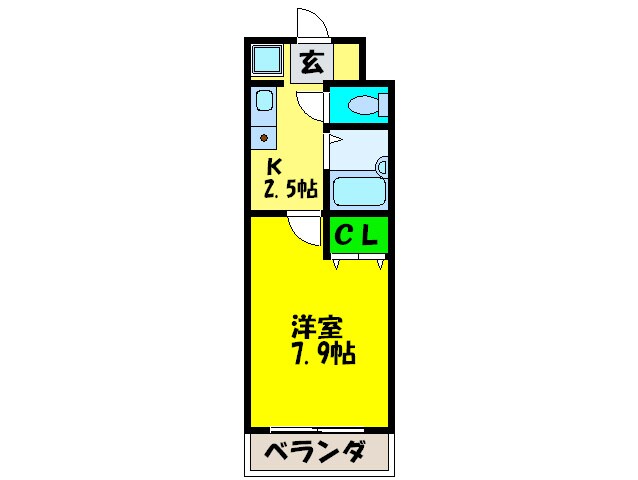 ピュ－ル絆の物件間取画像