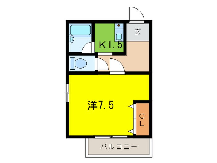 ハ－ベストヒルの物件間取画像