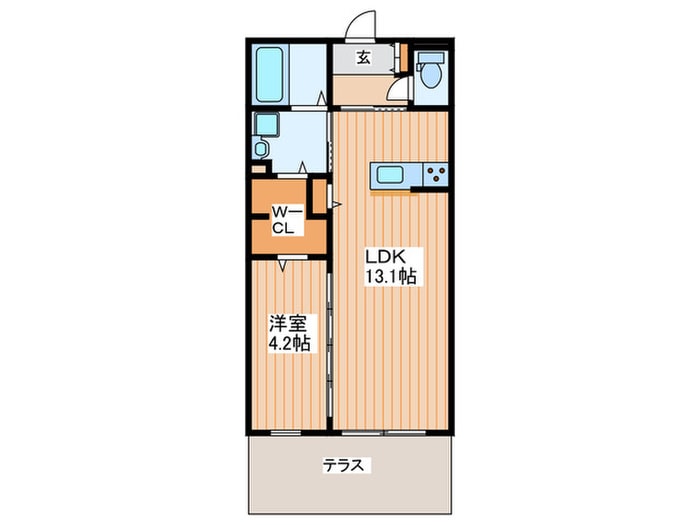 アンジェリック寝屋川の物件間取画像